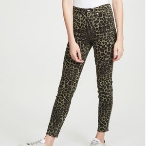 Good American Good Waist Leopard Crop Jeans